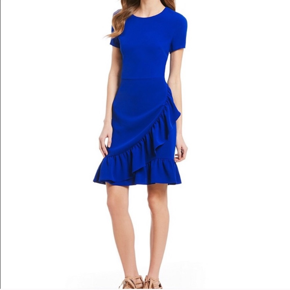CeCe royal blue dress